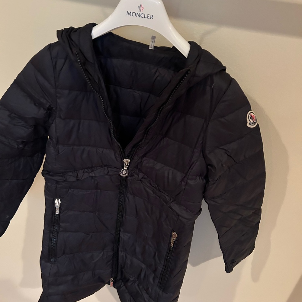 Navy girls light down jacket